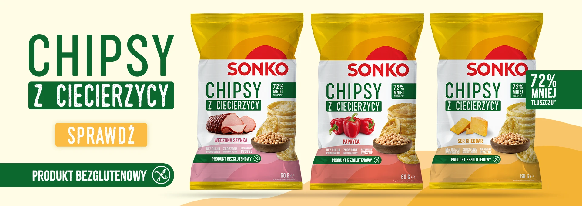 SONKO - Chipsy z ciecierzycy